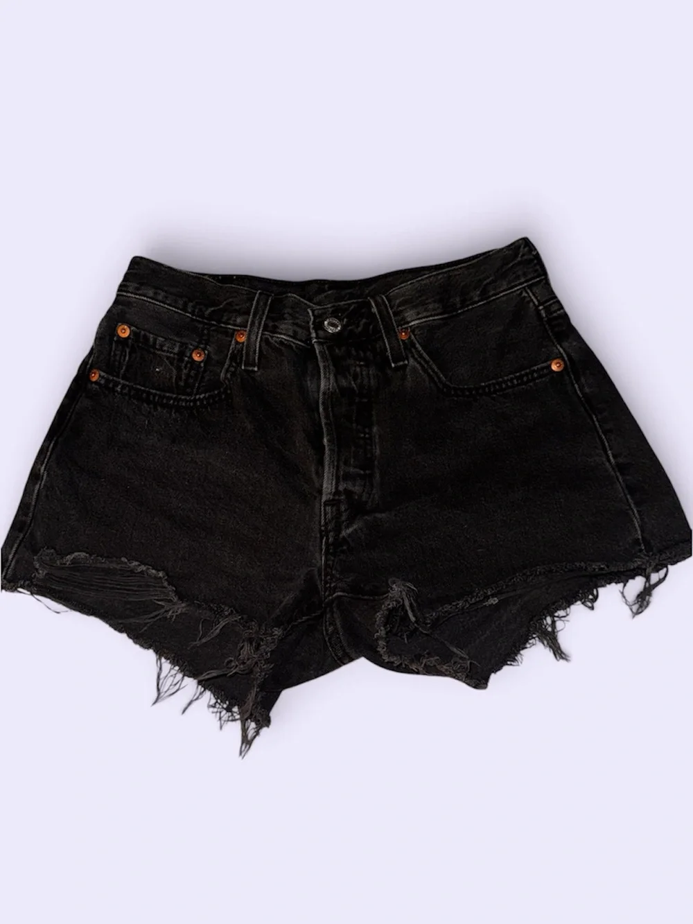 Levi's Black 501 Shorts